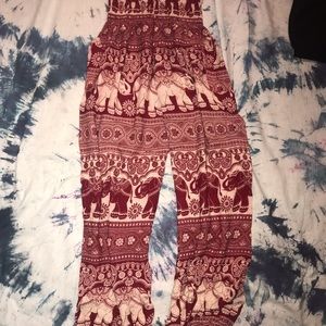 High waisted comfy elephant pants